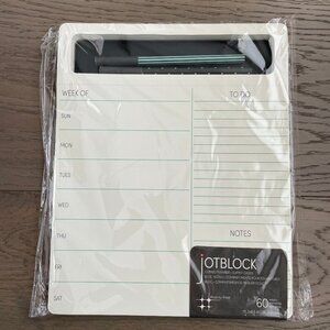 three by three JOTBLOCK Combo Planner 60 Weeks 10.3"x8.5" w Two Pens